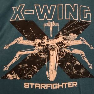 Men's Star Wars X-Wing Star Fighter Shirt Size Large